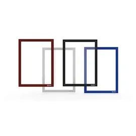 ALLboards Selbstklebender A4-Rahmen, Blau