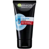 Garnier Peel-Off Maske gegen Mitesser, Schwarze Gesichtsmaske für strahlende Haut, Mit Salicylsäure und Kohle, Hautklar Kohle, 1 x Tube