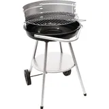 Holzkohle Grillwagen Rundgrill mit Rollen Shinerich