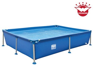 HAPPY PEOPLE® Frame-Pool 1287,0 l blau 228,0 x 159,0 x 42,0 cm