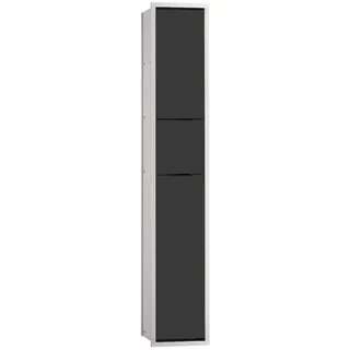 EMCO asis module 150 Gäste-WC-Modul-Unterputzmodell, Müllbeutelhalter, Papierhalter, Toilettenbürstengarnitur, 976027570,