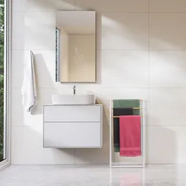 Relaxdays Handtuchständer Stehend Weiß