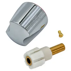 Ideal Standard Ersatz-Drehgriff Rot A961310AA, Ersatzteile,