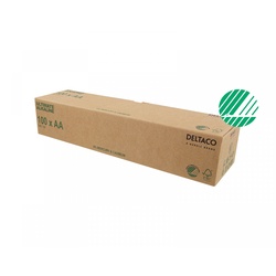 Deltaco Ultimate Alkaline AA Batterie, 100 Stück (Bulk)