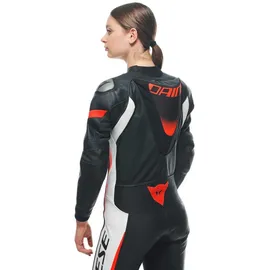 Dainese Grobnik 1-tlg. schwarz/weiß/neon-rot 42