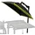 MATRIX FISHING Pro Bait Regenschirm - Black / Yellow - 75 x 75 cm