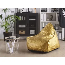 Beliani Sitzsack DROP Gold