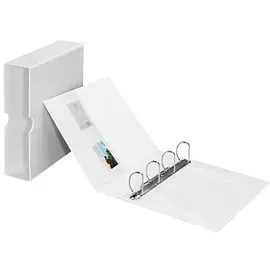 Eichner Präsentationsringbuch 4-Ringe weiß 8,0 cm DIN A4