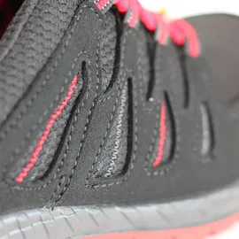 ELTEN Halbschuh MADDOX Low ESD, schwarz-rot, S3, 41