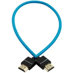 Kondor Blue HDMI zu HDMI 16" dünnes, geflochtenes Kabel für Monitore auf der Kamera
