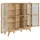 Actona Vitrine Marte 140 x 40 x 148 cm Weiß