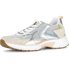 Gabor Sneaker Low Damen Silber/Weiß 38,5