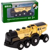 BRIO Goldene Batterielok mit Licht und Sound