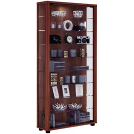 VCM Standvitrine Lumo Maxi 59 x 18 x 113 cm Braun