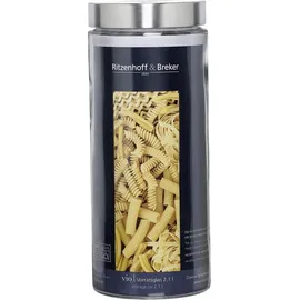 Ritzenhoff & Breker Vorratsglas rund glatt 2100 ml 4 St.