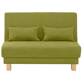 Home Affaire Schlafcouch Chenille 2-Sitzer Grün