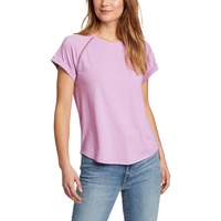 Eddie Bauer  Myriad T-Shirt - mit Lochstickerei Damen Violett Gr. XL