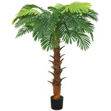 vidaXL Künstliche Palme Cycas mit Topf 160 cm Grün