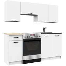 Akord Küchenmöbelset OLIWIA 180 x 46 x 203 cm Weiß