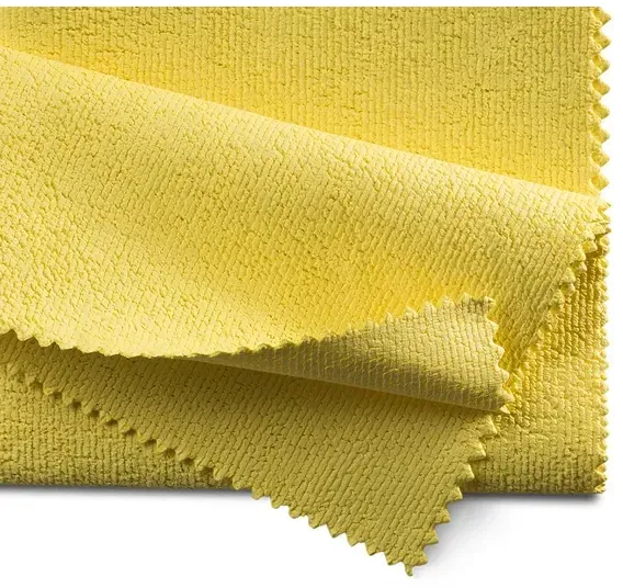 Microfasertuch PU beschichtet gelb 35x40 cm ideales Fenster- Raumpflegetuch sowie für Sanitärbereich