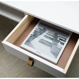 Idimex Schreibtisch KIM Kiefer massiv / Weiß