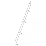 Günzburger MUNK zweiter Handlauf Aluminium-Treppe 60° 16 Stufen