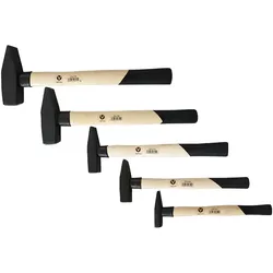 Vago-Tools Profi 5 tlg Set Schlosserhammer 100 200 300 800 1000g