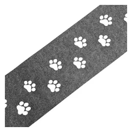 zaun|zu® Sichtschutzstreifen 255 x 15 cm Silber