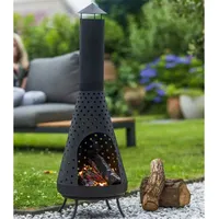 Redfire Gartenkamin Napa (Ø x H: 35 x 108 cm, Stahl)