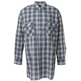 Planam Flanellhemd 2001 Blau kariert XL