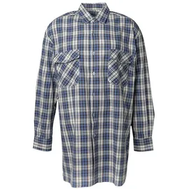 Planam Flanellhemd 2001 Blau kariert XL