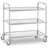 Royal Catering Servierwagen Edelstahl 3 Borde - bis 500 kg