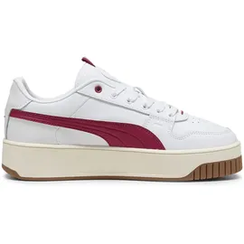 Puma Carina Street Damen Plateau-Sneaker Weiß/Gold 40