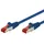 goobay CAT 6 Patchkabel, S/FTP (PiMF), blau
