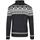 Brandit Textil Cardigan "Brandit Herren Cardigan Norweger", Herren, Gr. XXL, schwarz-weiß (navy), 100% Polyacryl, mehrfarbig, normal, Rundhals, Strickjacken