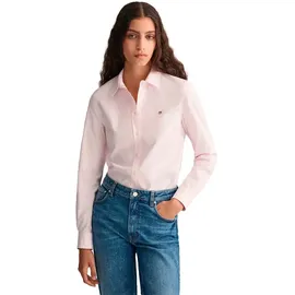 GANT Slim Stretch Oxford Langarmhemd - Pink,Rosa - 32
