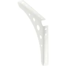 Vormann Wandregalhalter Vormann Delta Line Konsolen weiß 20 x 20 cm weiß