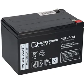 Q-Batteries 12lcp-12 12v - 13ah Blei Akku Zyklentyp Agm - Deep Cycle Vrla
