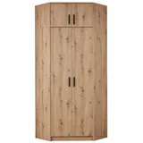 marmex meble Hoher Eckschrank Grant G8/15, mit Kleiderbügel, artisan, für ein Schlafzimmer,