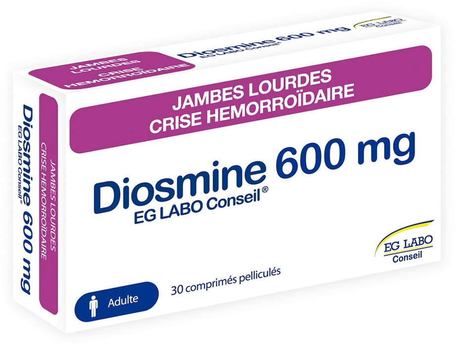 Diosmine EG LABO Conseil® 600 mg 30 pc(s) comprimé(s)