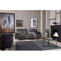 HÜLSTA sofa 3-Sitzer »hs.450«, Armlehne niedrig, Fuß chromfarben glänzend, Breite 204 cm braun