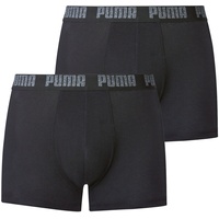 Puma Basic Boxershorts black/black M 2er Pack