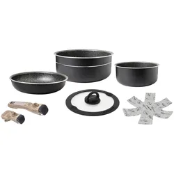 BRUNNER Camping Koch Geschirr Set Pirate Spacemaster Ø24 cm Outdoor Topf Pfanne