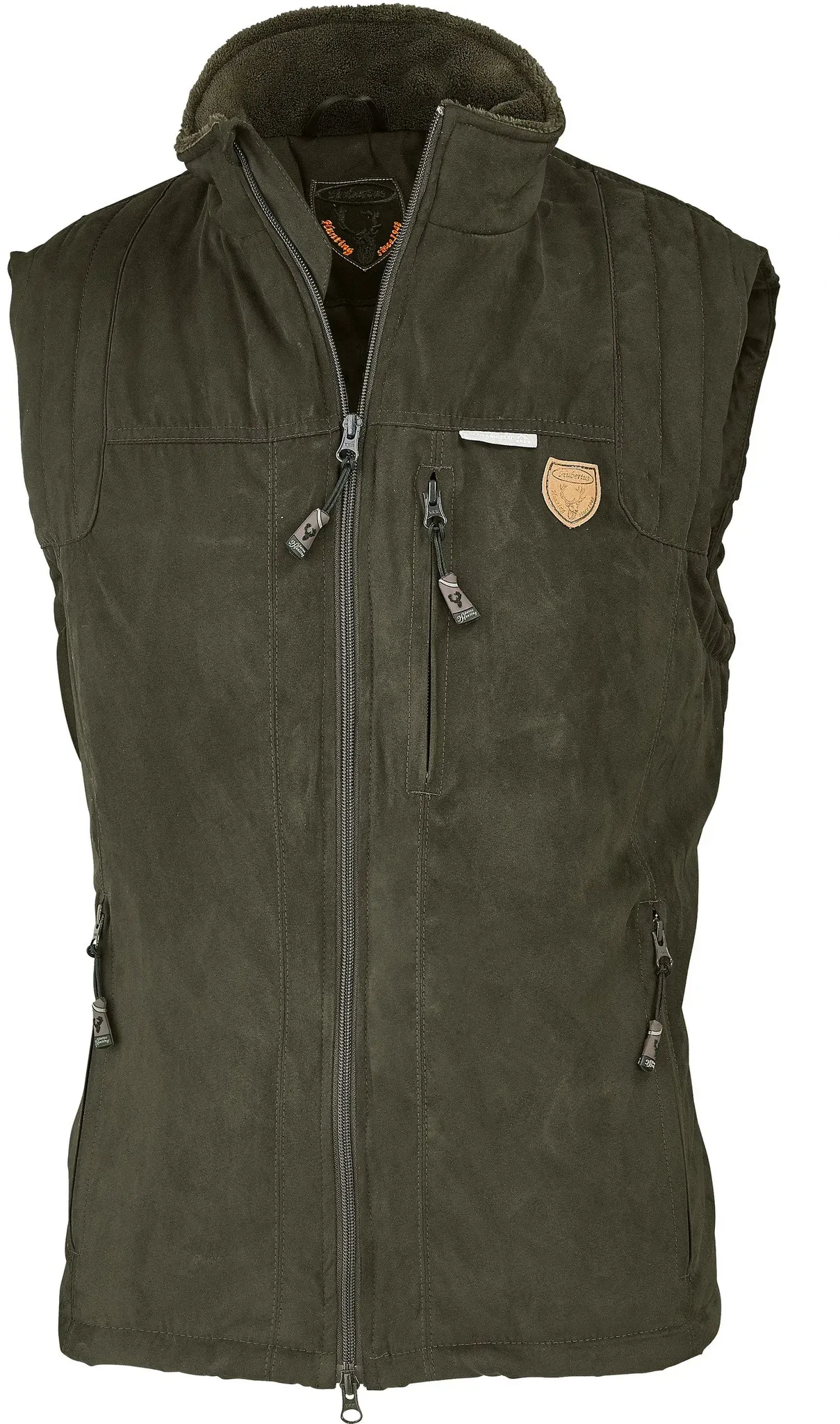 Hubertus Jagdweste Schwarzwald, oliv-braun, 54