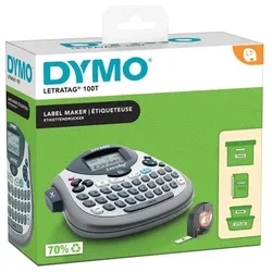 DYMO Beschriftungsgerät LetraTag 100H silber Faltschachtel