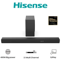 Hisense HS3100, 3.1 Kanäle, 480 W, DTS Virtual:X, Dolby Digital, Spiel, Film, Mu