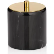 Kela Wattepadspender Schwarz/Gold
