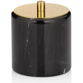 Kela Wattepadspender Schwarz/Gold