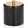 Kela Wattepadspender Schwarz/Gold
