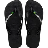 Havaianas Brasil Logo (Mini Me) Zehentrenner, Schwarz, 29/30 EU